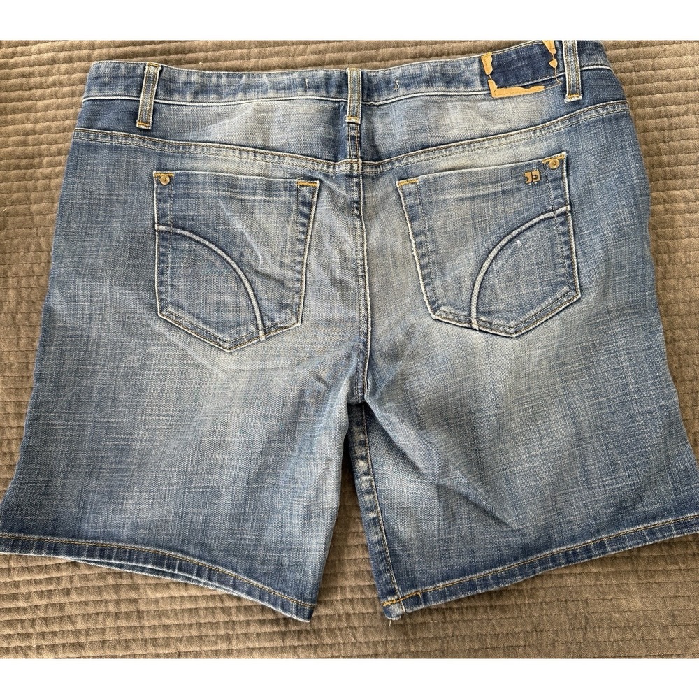 Lot of 2 Joe's Jeans Women's 31 Denim Shorts - Medium & Light Wash Stretch Lot - Picture 7 of 11